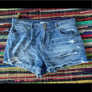 Jean Shorts stressed wash comfy